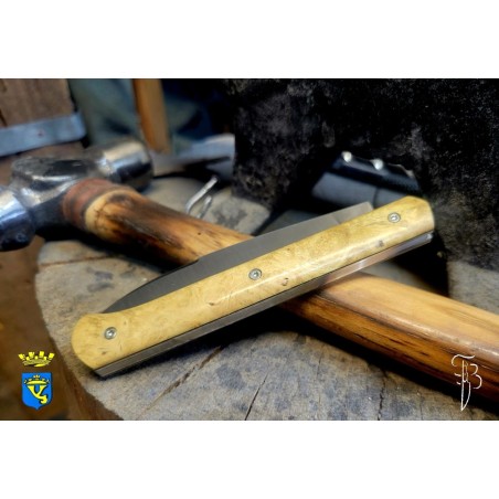 Couteau pliant Issoire loupe acacia