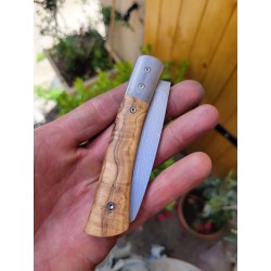 Couteau pliant suminagashi vg10 olivier