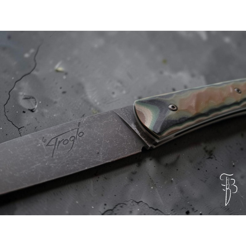 Couteau pliant Troglo G10 camouflage