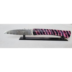 Couteau damas molaire de mammouth