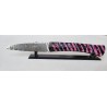 Couteau damas molaire de mammouth