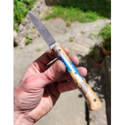 Couteau pliant loupe de chêne : L'Issoire par Ben