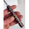 Couteau damas molaire de mammouth