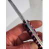 Couteau damas molaire de mammouth