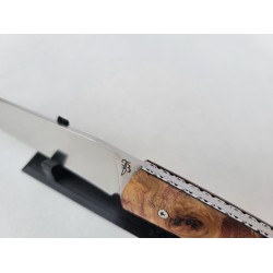 Couteau pliant loupe de peuplier