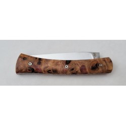 Couteau pliant loupe de peuplier