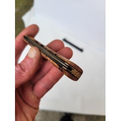Couteau pliant loupe de peuplier