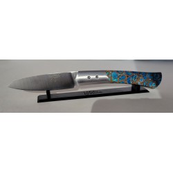 Couteau de poche résine / baton de cannelle