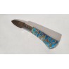 Couteau de poche résine / baton de cannelle