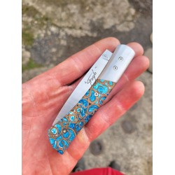 Couteau de poche résine / baton de cannelle