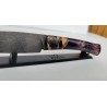 Couteau pliant loupe de pavier avec incrustation