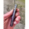 Couteau pliant loupe de pavier avec incrustation
